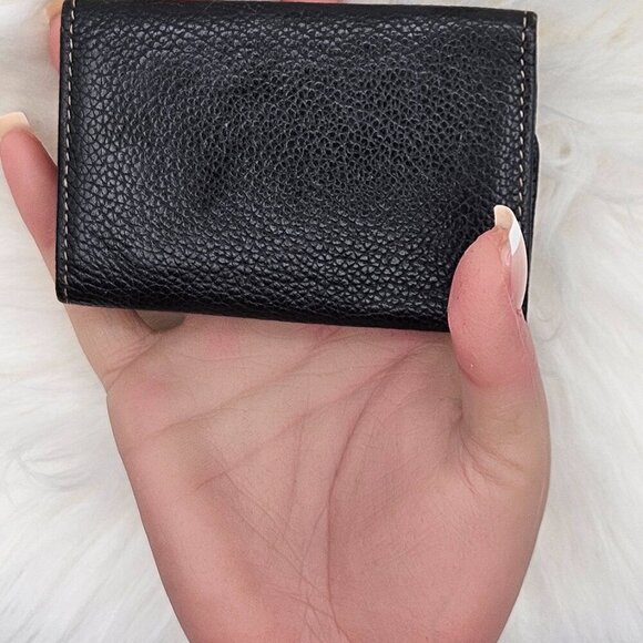 Dunhill Black Leather Key Case - Picture 4 of 8